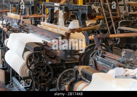 Quarry Bank Mill (also known as Styal Mill) in Styal, Cheshire, England, Stock Photo