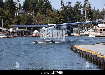 Harbour Air Turbo Otter Saltspring Island Stock Photo