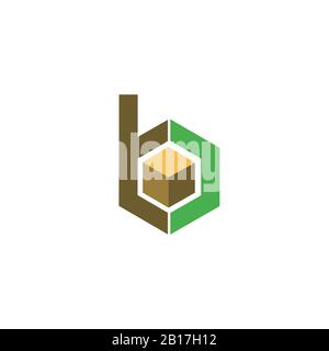 Initial letter bc logo or cb logo vector design template Stock Vector