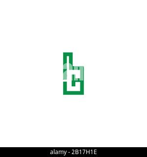 Initial letter bc logo or cb logo vector design template Stock Vector