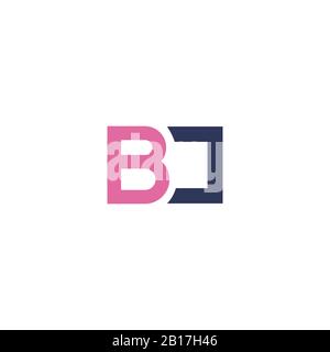 Initial letter bc logo or cb logo vector design template Stock Vector