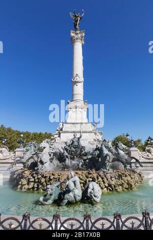 Monument to the Girondins and Fountain of the Girondins on the Place ...