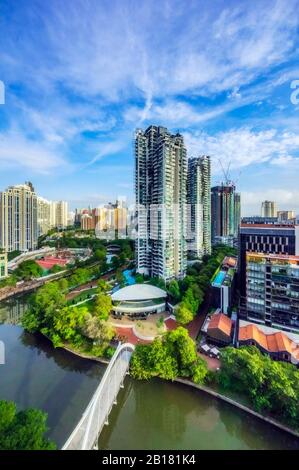 Southeast Asia, Singapore, Cityscape Stock Photo