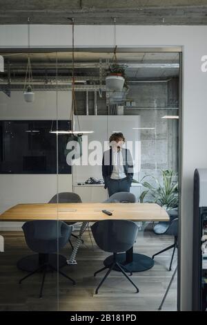 Businessman in office Stock Photo