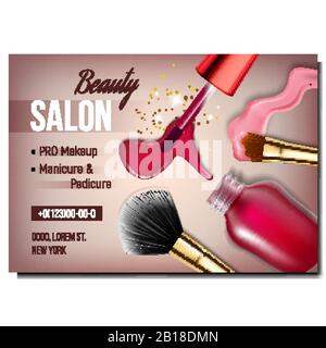 beauty salon poster design