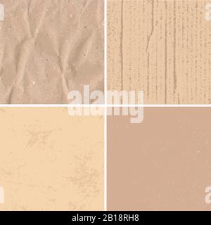 Vector seamless texture of craft paper background Stock Vector Image ...