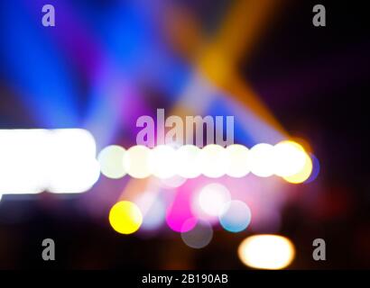 The stage lighting, bokeh Stock Photo