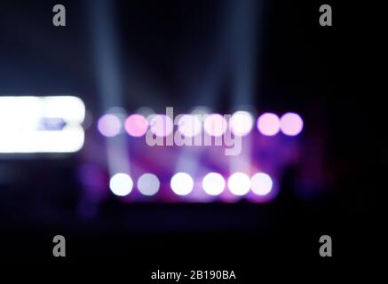 The stage lighting, bokeh Stock Photo