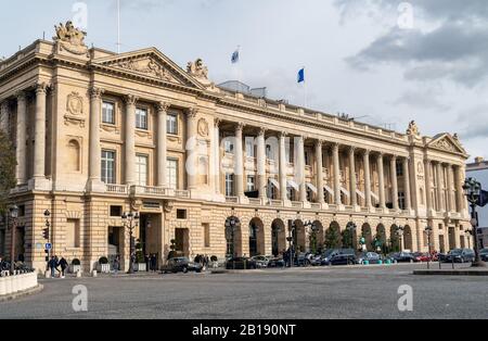 Hotel de la Marine and Hotel de Crillon - Paris, France Stock Photo