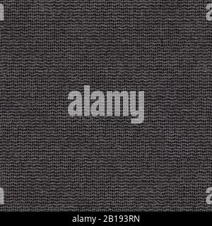 Usual grey fabric background for personal style. Seamless square texture. Stock Photo