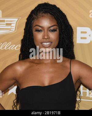 Javicia Leslie arrives at the American Black Film Festival Honors on