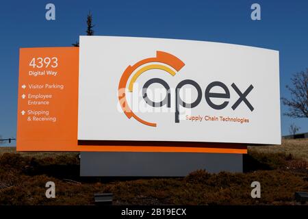 Mason - Circa February 2020: Apex Supply Chain Technologies word headquarters. Apex Supply Chain Technologies is a vending machine supplier. Stock Photo