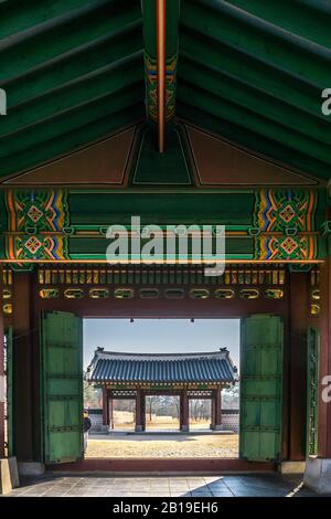 Gyeongbokgung Palace, Sejongno, Jongno-gu, Seoul, South Korea, Stock Photo