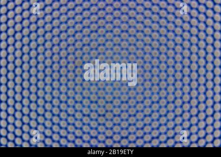 Polka Dot Abstract background with row and parallel pattern in gray and blue. Stock Photo