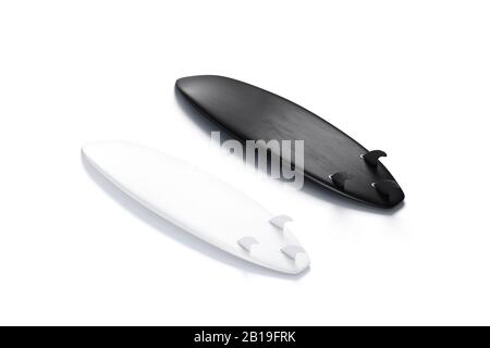 Download Blank Black And White Surfboard Mock Up Set Top View 3d Rendering Empty Surf Riding Board For Sea Holiday Mockup Isolated Clear Longboard Control Stock Photo Alamy PSD Mockup Templates