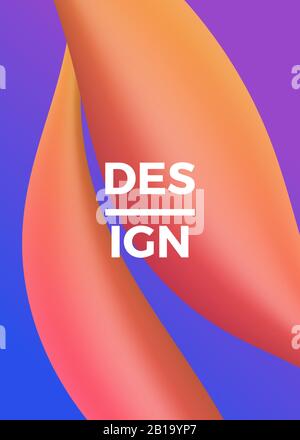 modern Liquid color background design, Futuristic design poster. Eps10 vector Stock Vector