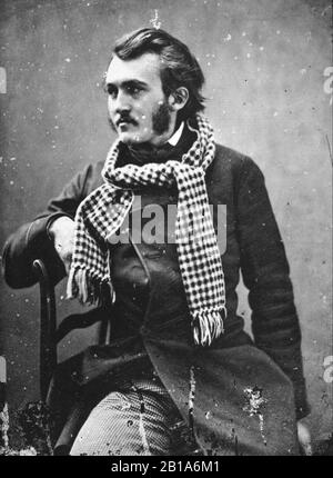 Félix Nadar 1820-1910 portraits Gustave Doré. Stock Photo
