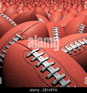 National Football Conference – NFC, professional american football club,  silhouette of NFL trophy, logo of the club in background Stock Photo - Alamy