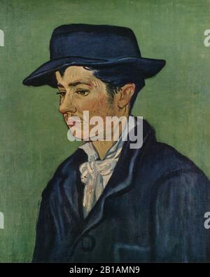 Portrait of Armand Roulin 1888 (1) painting by Vincent van Gogh - Very high resolution and quality image Stock Photo