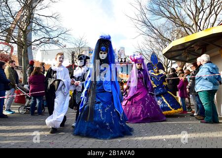 Vienna, Austria, Carnival parade in the Vienna Prater Stock Photo