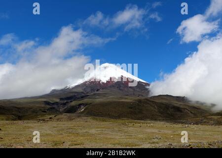 Cotopaxi Volcano in Ecuador near Quito travel Stock Photo