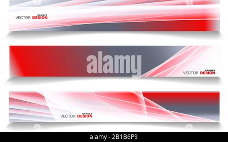 Abstract vector design banner template with light effect background Stock Vector