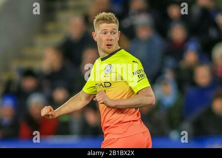 22nd February 2020, King Power Stadium, Leicester, England; Premier League, Leicester City v Manchester City : Kevin De Bruyne (17) of Manchester City during the game