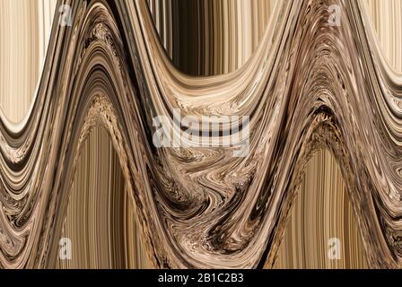 MARBLE PARADOX: A piece of wood evolves into a fine arts presentation series after many digital manipulations and distortion effects. Stock Photo