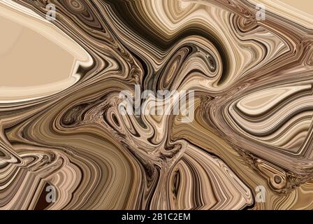 MARBLE PARADOX: A piece of wood evolves into a fine arts presentation series after many digital manipulations and distortion effects. Stock Photo