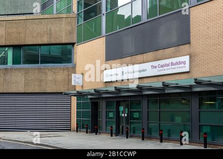 UK Visas and Immigration office, The Capital building, New Hall Place, Union Street, Liverpool Stock Photo