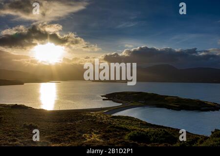 Loch Eriboll and the promontory of Àrd Neackie, Sutherland, Scotland, UK Stock Photo