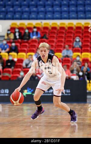 Taipei, Taiwan. 24th Feb, 2020. Japan's Leo Vendrame during the 2021 FIBA Asia Cup Qualifier First Round Group B match between Chinese Taipei 57-96 Japan at Heping Basketball Gymnasium in Taipei, Taiwan, February 24, 2020. Credit: Yoshio Kato/AFLO/Alamy Live News Stock Photo