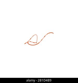 Initial letter as or sa logo vector design template Stock Vector