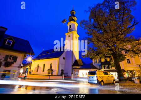 Parish Church of Saint Egidius in St. Gilgen, Austria Stock Photo