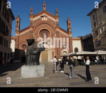 Italy, Lombardy, Milan, Santa Maria del Carmine church Stock Photo