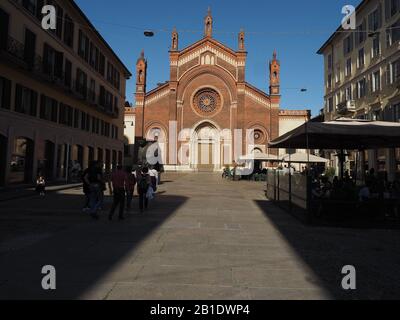 Italy, Lombardy, Milan, Santa Maria del Carmine church Stock Photo