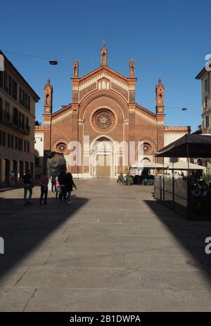 Italy, Lombardy, Milan, Santa Maria del Carmine church Stock Photo