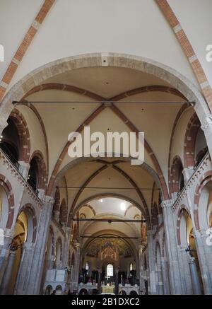 Europe, Italy, Lombardy, Milan, Abbey of S. Ambrogio. Early Christian and medieval Romanesque church.