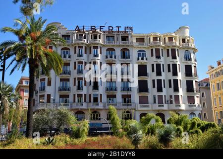 Albert 1er Hotel exterior Nice France Stock Photo