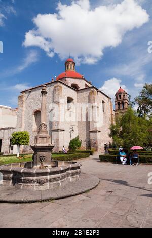 The library of Morelia, Historic Centre of Morelia, state of Michoacan, Mexico, Central America Stock Photo