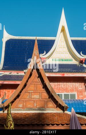 the Wat Sadej in the town of Kamphaeng Phet in the Kamphaeng Phet Province in North Thailand.   Thailand, Kamphaeng Phet, November, 2019 Stock Photo