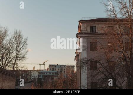 Old building in Vilnius Stock Photo