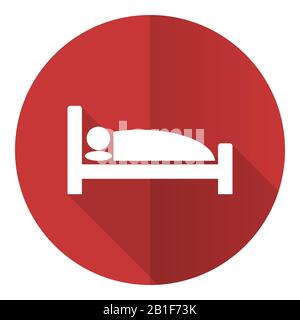 Hotel flat design vector icon Stock Vector