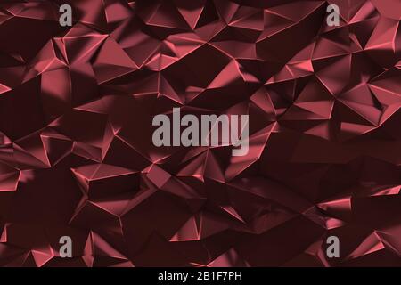 Low poly digital geometric background Stock Photo