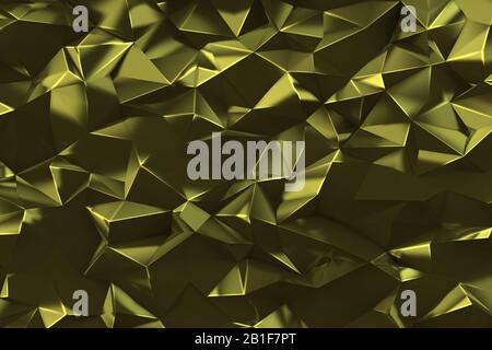 Low poly digital geometric background Stock Photo