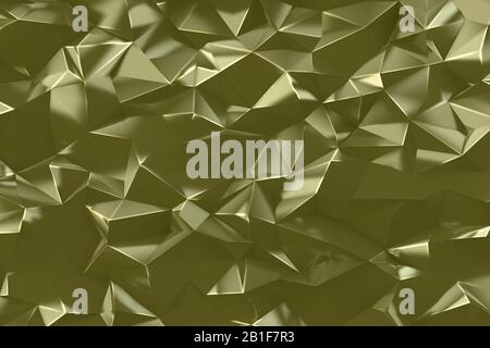 Abstract low poly triangles background Stock Photo