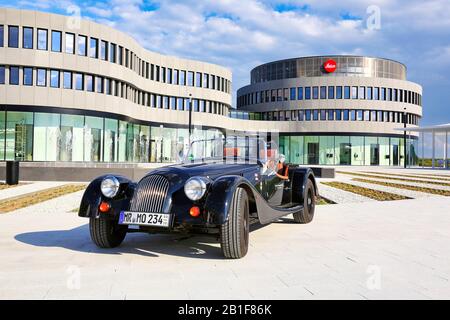 Morgan Plus 4, Leitz Park, Wetzlar, Hesse, Germany Stock Photo