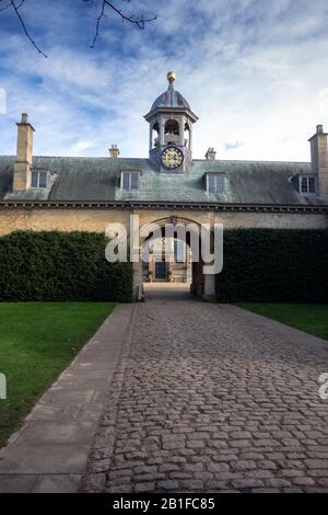 Belton house, grantham entrance to garden Stock Photo