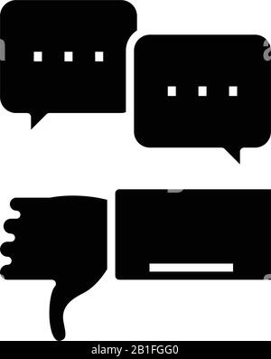 Bad results black icon, concept illustration, vector flat symbol, glyph sign. Stock Vector