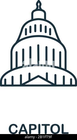 Capitol Simple vector icon Stock Vector Image & Art - Alamy
